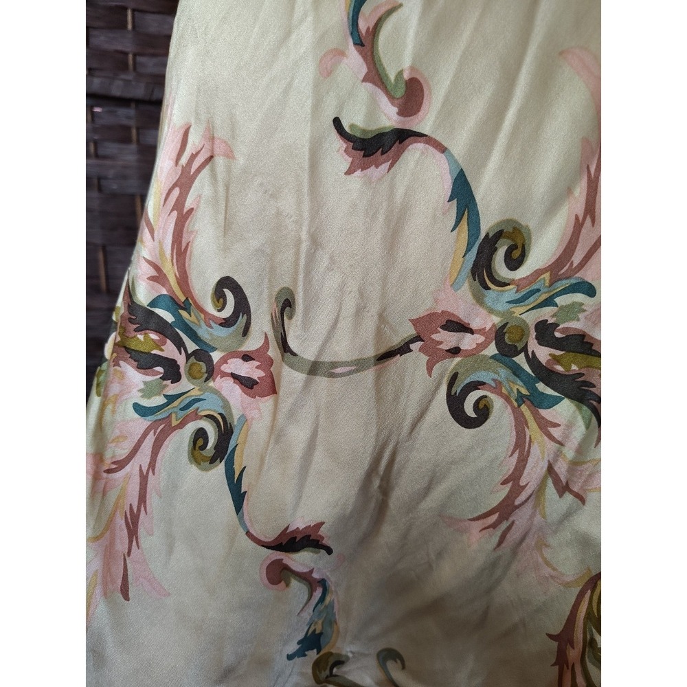 Vintage Victoria's Secret Silk Slip Dress Small Ethereal Dainty Floral Filigree - Picture 9 of 16